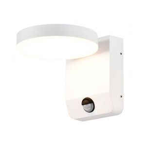 LED Solution Biele fasádne LED svietidlo okrúhle s pohybovým čidlom 17W IP65 Farba svetla: Teplá biela 2954 vyobraziť