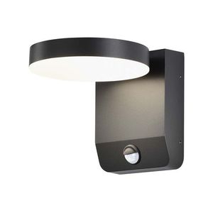 LED Solution Čierne fasádne LED svietidlo okrúhle s pohybovým čidlom 17W IP65 Farba svetla: Teplá biela 2956 vyobraziť