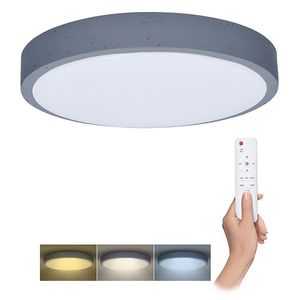 Solight Šedé LED stropné svietidlo okrúhle 380mm 24/48W CCT s DO WO8001 vyobraziť