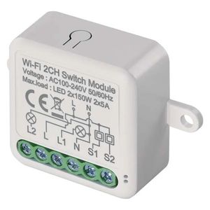 EMOS GoSmart WiFi modul spínací 2-kanálový H5106 vyobraziť