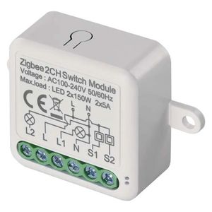 EMOS GoSmart ZigBee modul spínací 2-kanálový H5102 vyobraziť