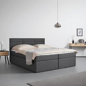 Manželská boxspring posteľ Lisa, 180x200, tmavosivá vyobraziť