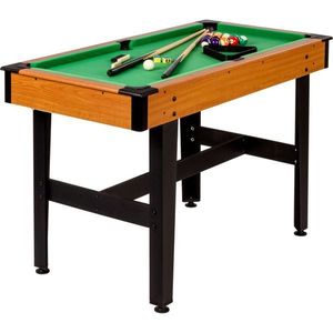 GamesPlanet® 57275 Biliardový stôl pool biliardový stôl s vybavením, 4 ft, zelený vyobraziť