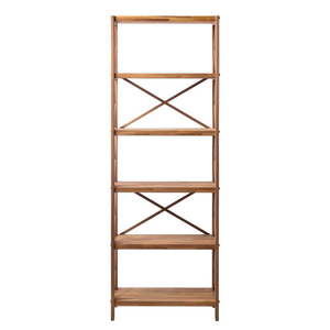 Regál z dubového dreva v prírodnej farbe 70x198 cm X-Shelf – Unique Furniture vyobraziť