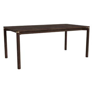 Hnedý rozkladací jedálenský stôl 95x180 cm Arun – Unique Furniture vyobraziť