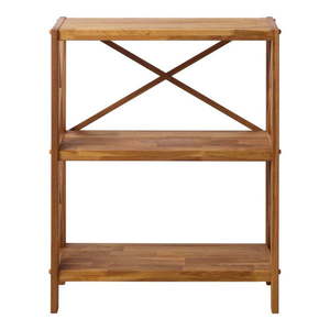 Regál z dubového dreva v prírodnej farbe 70x87 cm X-Shelf – Unique Furniture vyobraziť