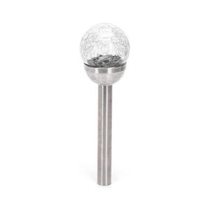 B.V. - LED Solárna lampa LED/0, 006W/1, 2V 37, 8cm chróm 6500K IP44 vyobraziť