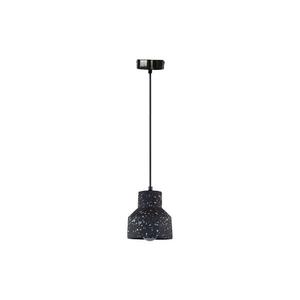 Luster na lanku TERRAZZO 1xE27/60W/230V pr. 12 cm čierna vyobraziť