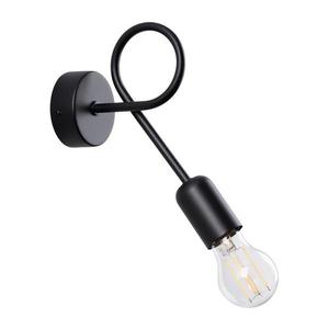 SL.1433 - Nástenná lampa LOOP 1xE27/15W/230V čierna vyobraziť