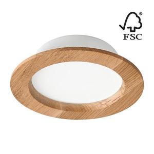 LED Podhľadové svietidlo WOODY SPOT LED/12, 5W/230V 3000K dub ø 16 cm vyobraziť