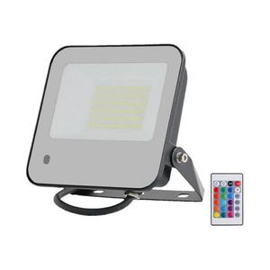 LED RGBW Stmievateľný reflektor LED/50W/230V IP65 šedá + DO vyobraziť