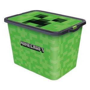 STOR Plastový úložný box s vekom Minecraft 23l vyobraziť