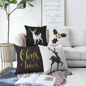 Súprava 4 obliečok na vankúše Minimalist Cushion Covers Christmas, 55 x 55 cm vyobraziť