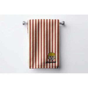 Červená bavlnená detská osuška 75x140 cm Stripes – Playmobil vyobraziť