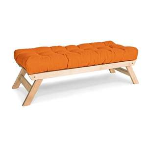 Lavice BREEZIO 01 140 cm z masivu/oranžová vyobraziť