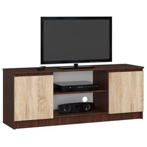 TV stolík Beron 140 cm wenge/sonoma vyobraziť