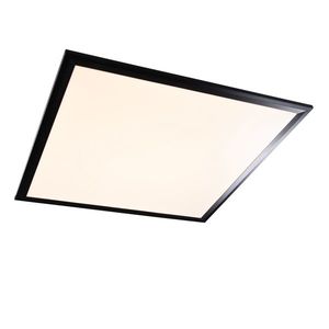 Modern LED paneel zwart 44, 5x44, 5 cm incl. LED dim to warm - Akkie vyobraziť