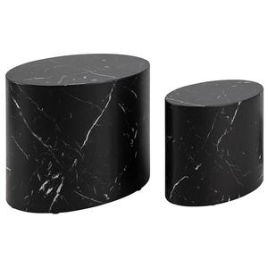 Sada Stolíkov Suzan Black Marble vyobraziť