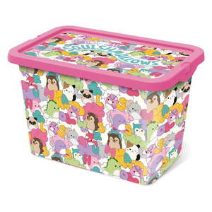 Plastový detský úložný box 29x19x18 cm Stor – SQUISHMALLOWS vyobraziť