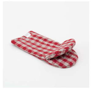 Ľanová chňapka Red Gingham – Linen Tales vyobraziť