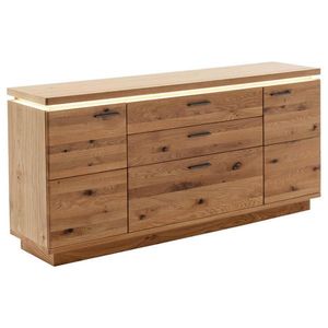 Linea Natura ŠIROKÁ KOMODA, trámový dub, farba duba, 180/84/44 cm vyobraziť