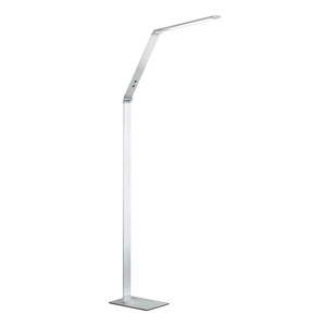 LED stmievateľná stojacia lampa v striebornej farbe (výška 133 cm) Geri – Fischer & Honsel vyobraziť