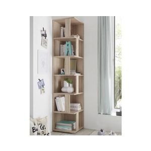 Rohový regál s priehradkami Corner Shelf, dub sonoma% vyobraziť