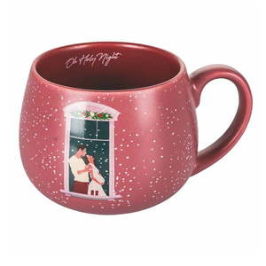 Ružový vianočný porcelánový hrnček 400 ml Pink Xmas - VDE Tivoli 1996 vyobraziť