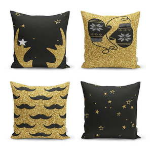 Súprava 4 žinylkových obliečok na vankúš Minimalist Cushion Covers Winter, 42 x 42 cm vyobraziť