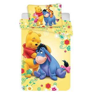 Bavlnená detská obliečka do postieľky 100x135 cm Winnie-the-Pooh – Jerry Fabrics vyobraziť