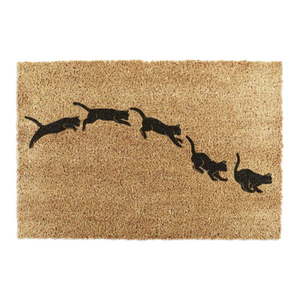 Rohožka z kokosového vlákna 60x90 cm Jumping Cats – Artsy Doormats vyobraziť