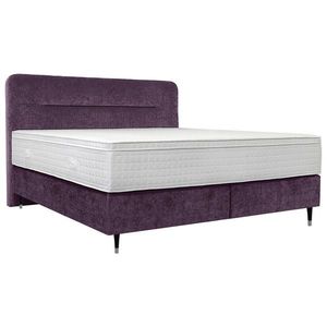 Elegando POSTEĽ BOXSPRING, 200/210 cm, drevo, textil, fialová vyobraziť