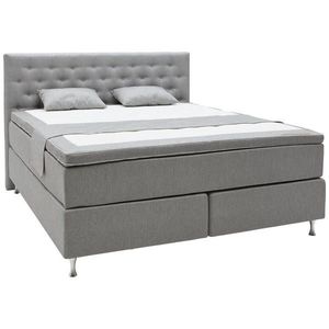 Elegando POSTEĽ BOXSPRING, 180/200 cm, textil, sivá vyobraziť