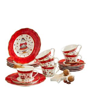 X-Mas KÁVOVÝ SERVIS, 18-dielne, nový kostný porcelán (new bone china) vyobraziť