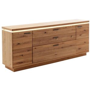 Linea Natura ŠIROKÁ KOMODA, trámový dub, farba duba, 210/84/44 cm vyobraziť