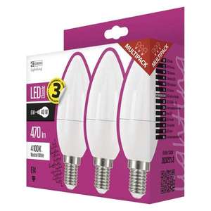 EMOS ZQ3221.3 LED CLS CANDLE 6W E14 NW 3KS vyobraziť