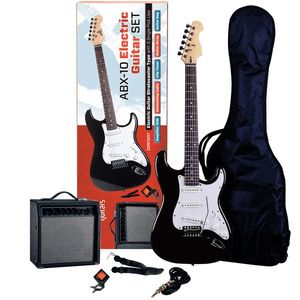 ABX GUITARS ABX 10 GITAROVY SET, CIERNA vyobraziť