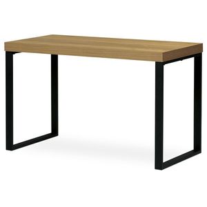 AUTRONIC APC-507 OAK Počítačový stůl, 120x60 cm, MDF deska, Melamine dekor, kov, černý lak vyobraziť