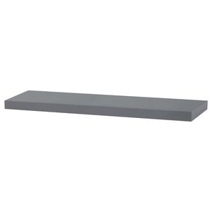 AUTRONIC P-005 GREY Polička nástenná 80 cm, MDF, farba sivý vysoký lesk, baleno v ochranej fólii vyobraziť