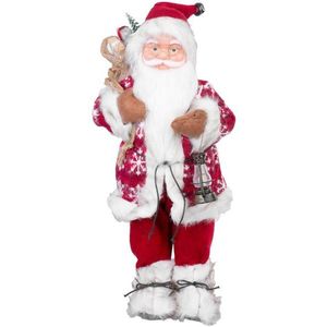 Dekorácia MagicHome Vianoce, Santa stojaci, červený, 46 cm vyobraziť