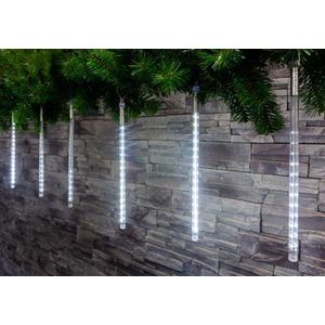 SLOVAKIA TREND RETAZ MAGICHOME VIANOCE ICICLE, 720 LED STUD. BIELA, 24 CENCULOV, VODOPAD. EFEKT vyobraziť