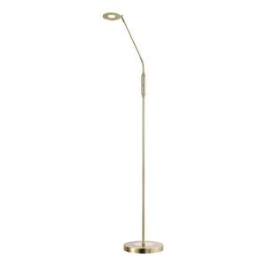 LED stmievateľná stojacia lampa v zlatej farbe (výška 150 cm) Dent – ​​Fischer & Honsel vyobraziť