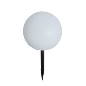 Vonkajšia lampa biela 30 cm vrátane LED IP44 solárna RGBW - Ludger vyobraziť