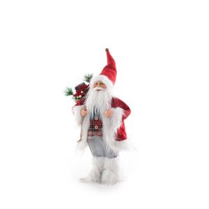 ArtFir Vianočná dekorácia SANTA CLAUS 69A | červená/biela 45 cm vyobraziť