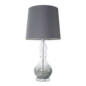 ArtFir Stolná lampa TIANA 01 | sivá 32 x 38 x 76 cm vyobraziť