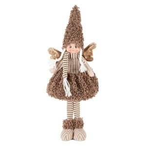 ArtFir Vianočný anjel DOLL 116B | hnedá/zlatá 19 x 12 x 47 cm vyobraziť