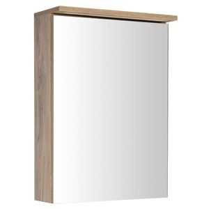 AQUALINE - KAWA STRIP Galérka s LED osvetlením 50x70x22cm, dub emporio WGL35S vyobraziť