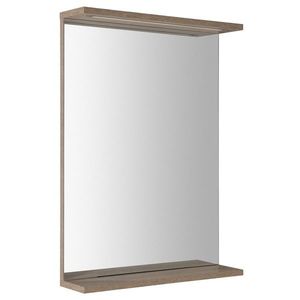 AQUALINE - KORIN STRIP zrkadlo s LED osvetlením 50x70x12cm, dub platin KO995S vyobraziť