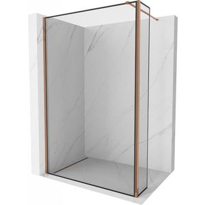 MEXEN/S - Kioto Sprchová zástena WALK-IN 90 x 30 cm, čierny vzor, čierna 800-090-212-70-70-030 vyobraziť