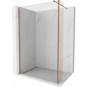 MEXEN/S - Kyoto Sprchová zástena WALK-IN 105 x 30 cm, transparent, ružové zlato 800-105-212-60-00-030 vyobraziť